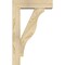 Ekena Millwork Funston Block Rough Sawn Bracket w/ Offset Brace, Douglas Fir, 6"W x 20"D x 32"H BKT0604X20X32FST05RDF - alternate 3